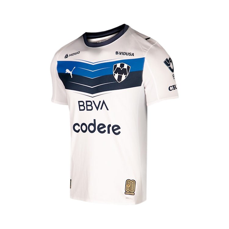 Puma Monterrey 25/26 Authentic Soccer Away Jersey (Puma White) | SoccerWearhouse