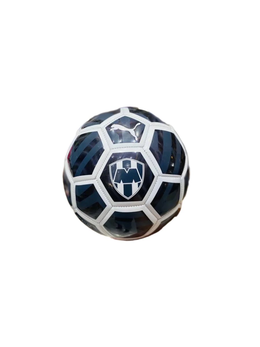 Puma Monterrey Fan Mini Soccer Ball (White/Parisian Night) | SoccerWearhouse