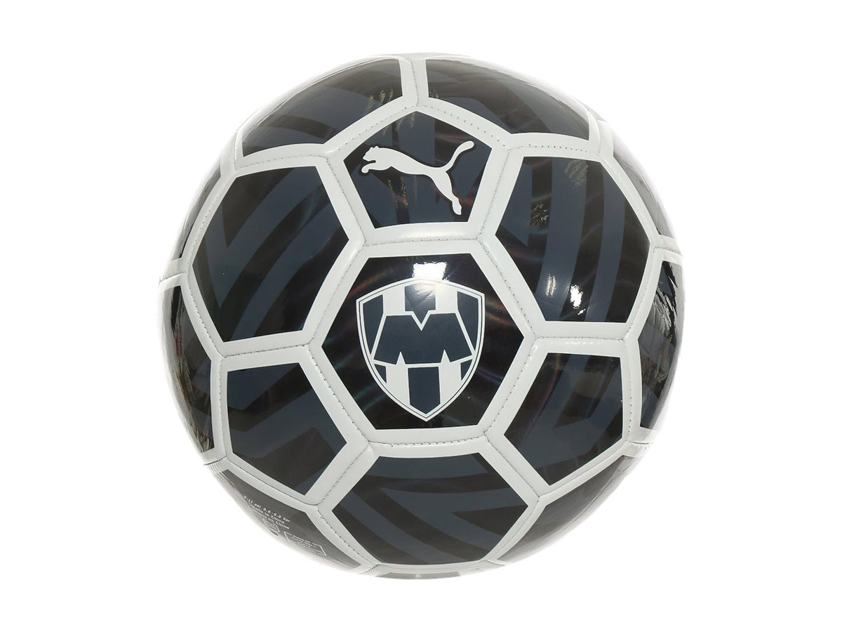 Puma Monterrey Fan Mini Soccer Ball (White/Parisian Night) | SoccerWearhouse