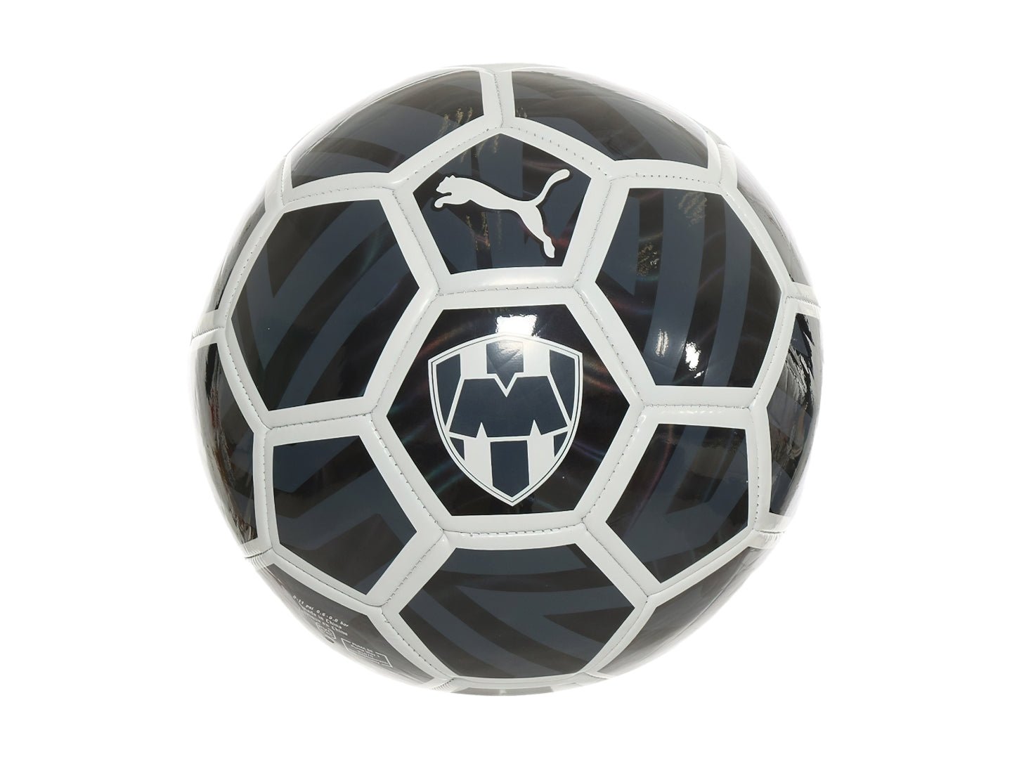 Puma Monterrey Fan Mini Soccer Ball (White/Parisian Night) | SoccerWearhouse