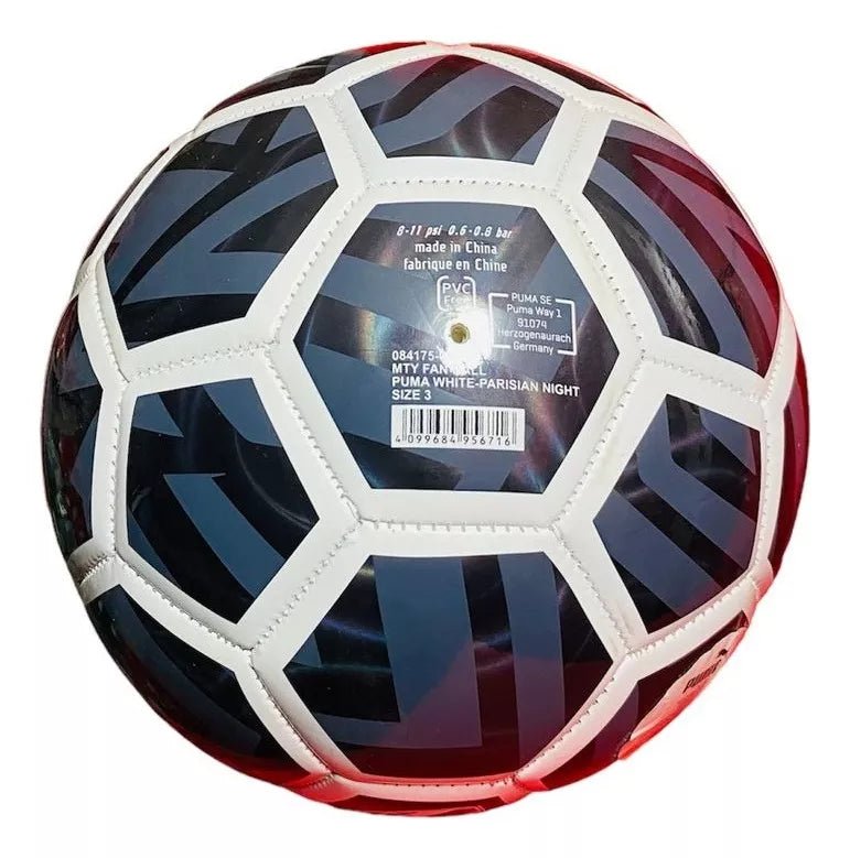 Puma Monterrey Fan Mini Soccer Ball (White/Parisian Night) | SoccerWearhouse