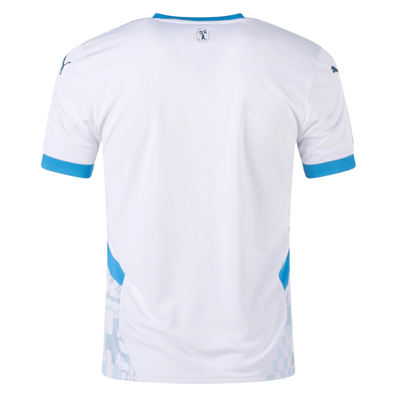 Puma Olympique Marseille Home Jersey 24/25 (Puma White/Bleu Azur) | SoccerWearhouse