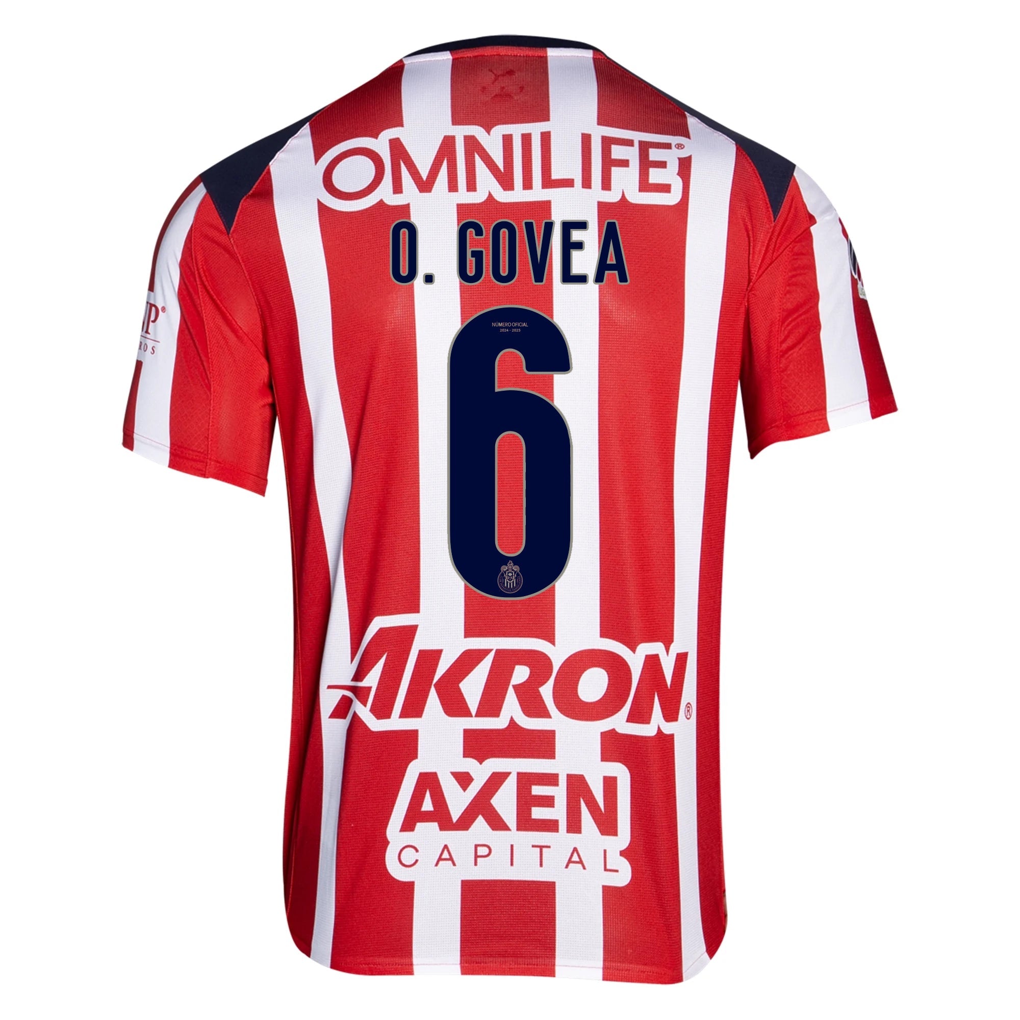 Puma Omar Govea Men's Chivas De Guadalajara Home Jersey 25/26 (Puma Re