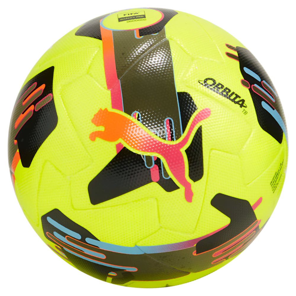 Puma Orbita 1 TB FIFA Quality Pro Ball (Lemon Tonic/Multicolor) | SoccerWearhouse