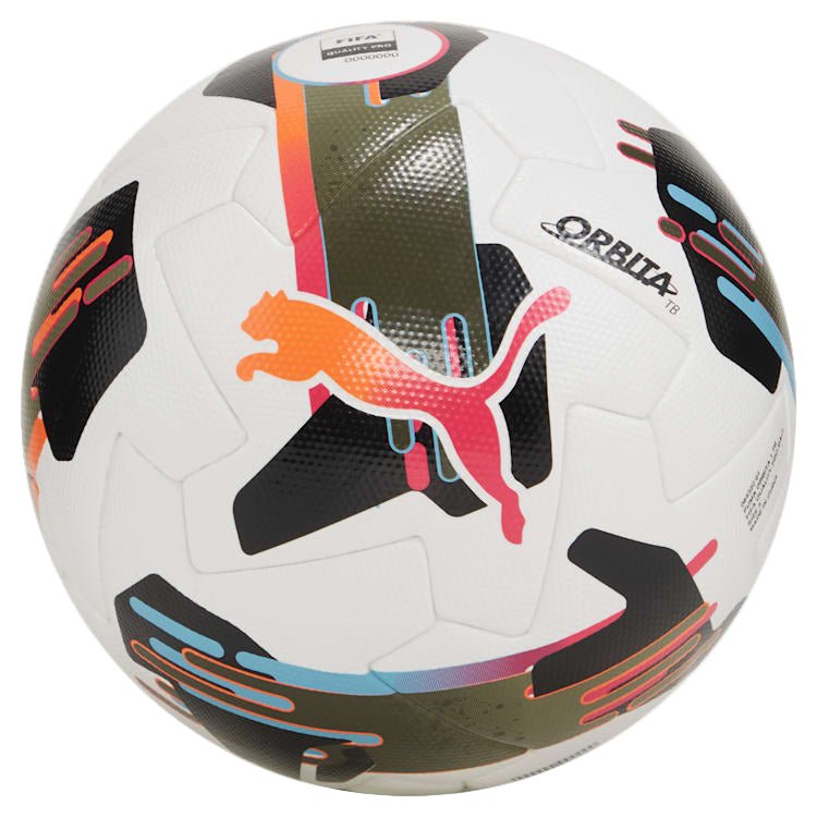 Puma Orbita 1 TB FIFA Quality Pro Soccer Ball (Puma White/Multi) | SoccerWearhouse