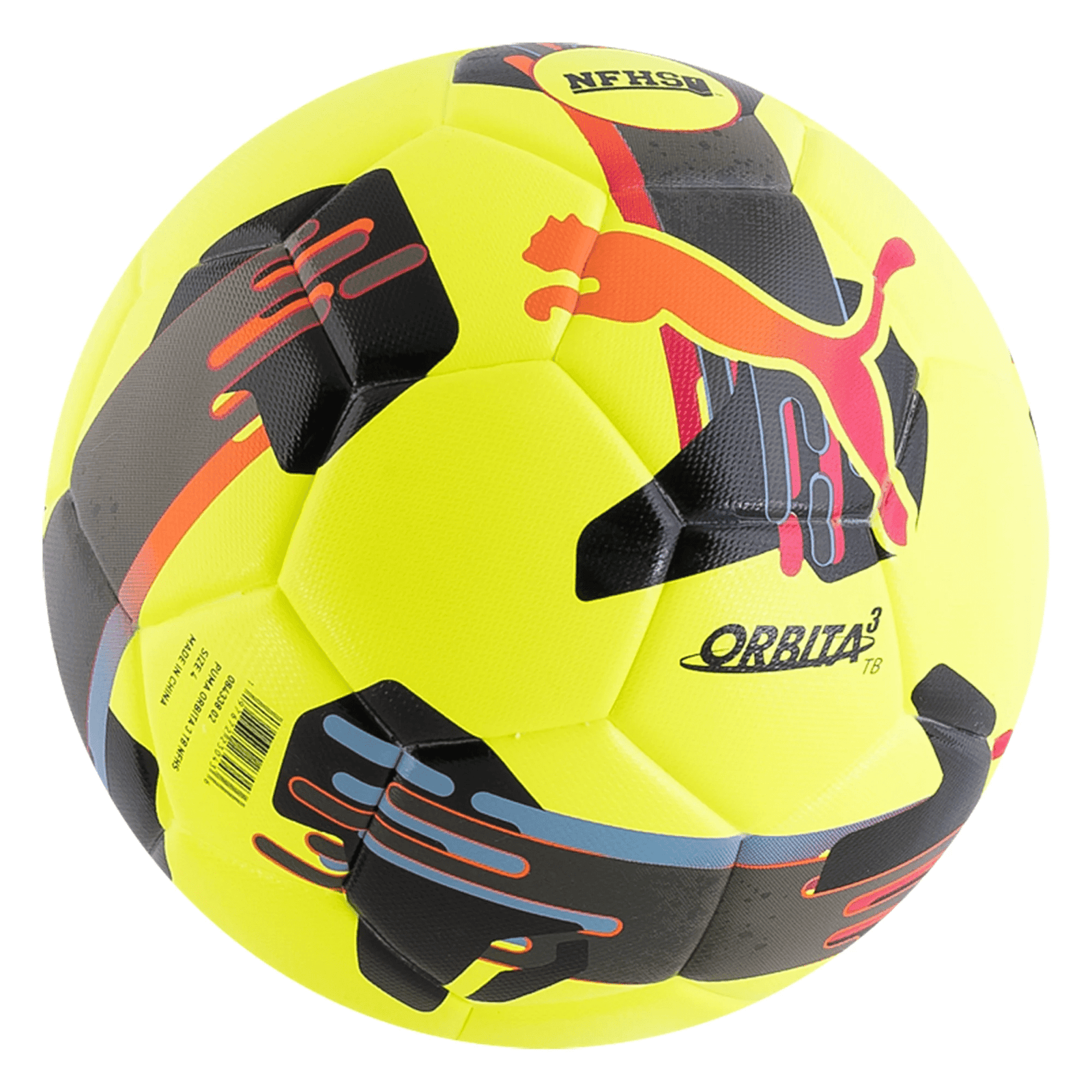 Puma Orbita 3 TB NHS Ball (Lemon Tonic/Multi) | SoccerWearhouse