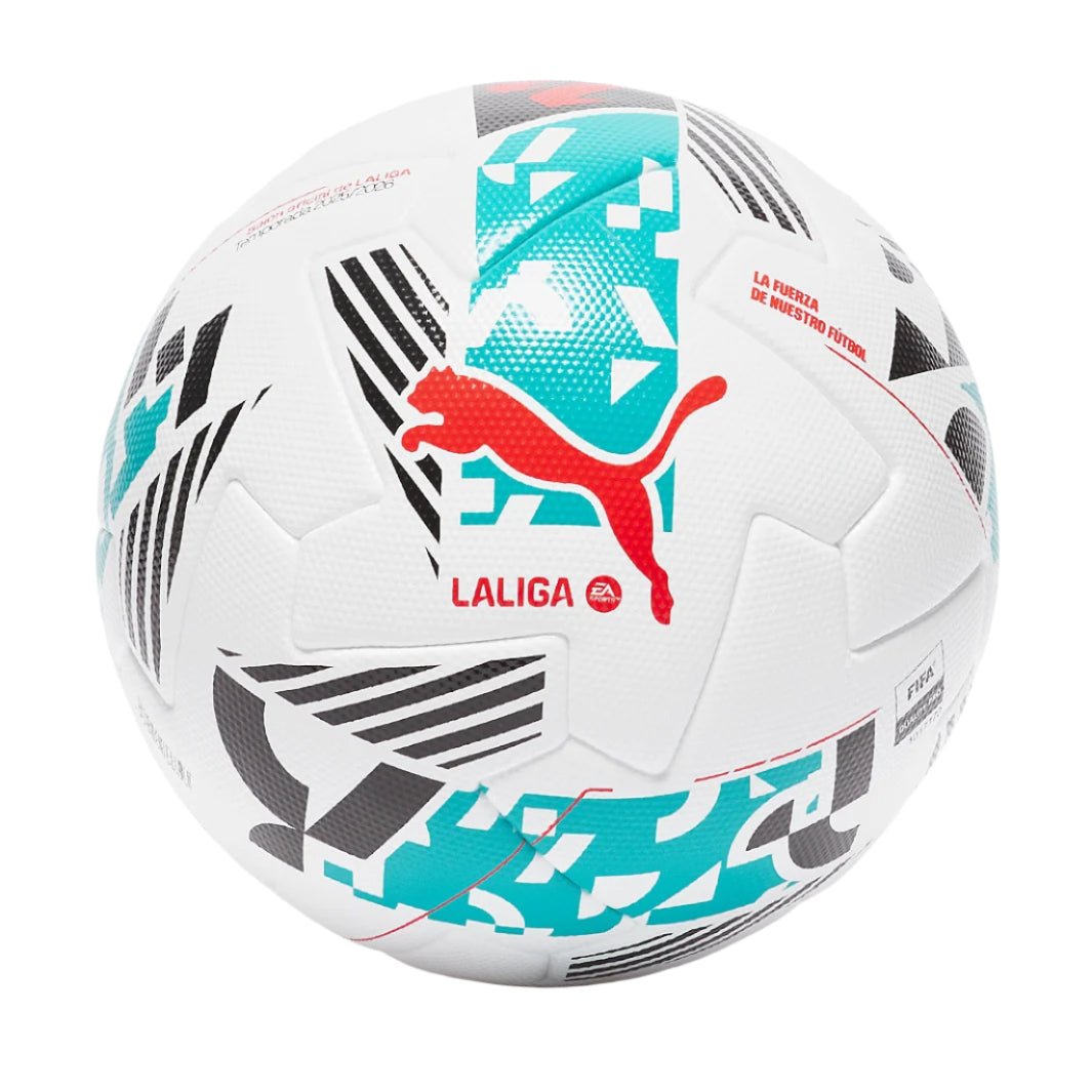 Puma Orbita La Liga 25/26 1 FIFA Pro Match Ball (Puma White/Multicolor) | SoccerWearhouse