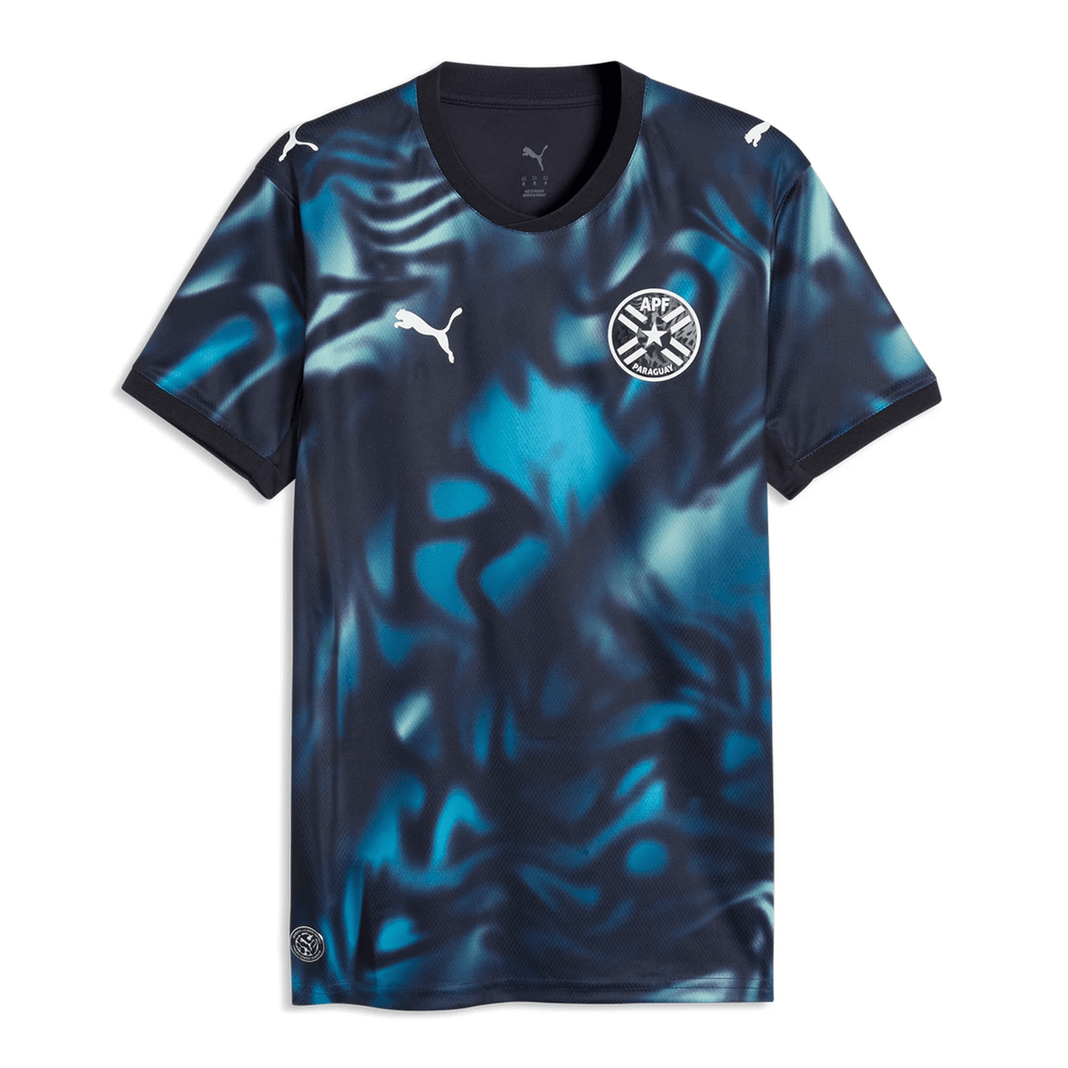 Puma Paraguay Away Jersey 2026 (Navy/Tropical Blue) | SoccerWearhouse