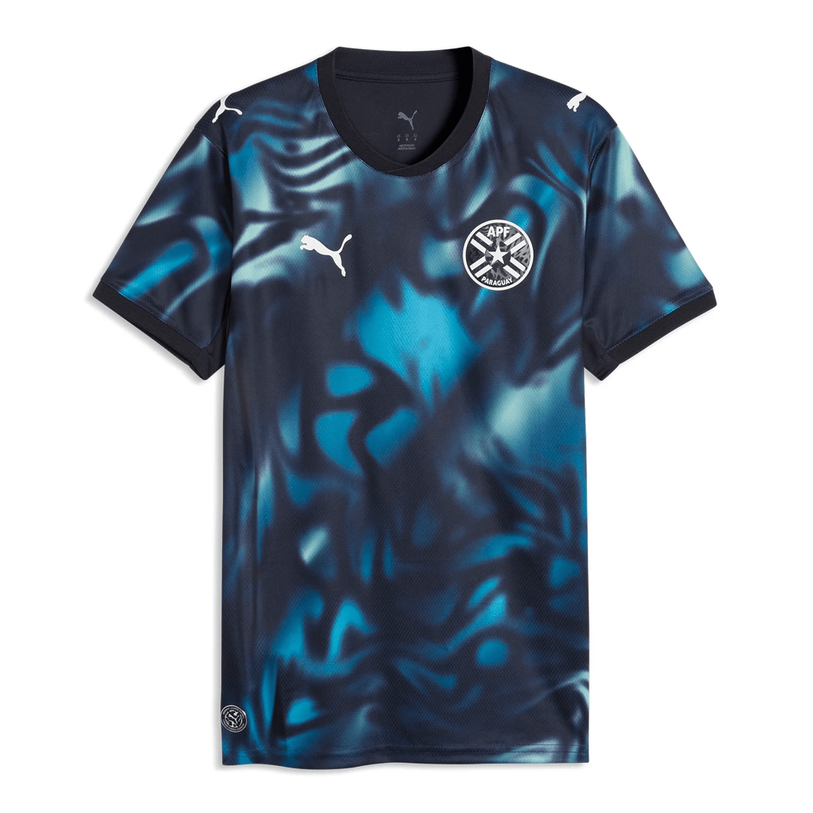 Puma Paraguay Away Jersey 2026 (Navy/Tropical Blue) | SoccerWearhouse