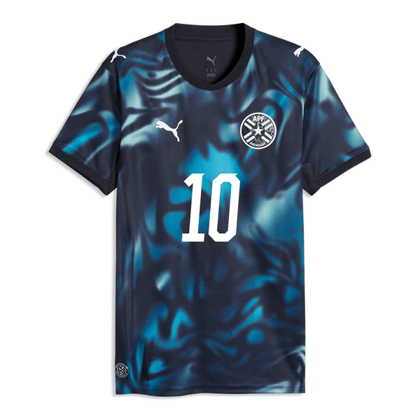Puma Paraguay Miguel Almirón Away Jersey 2026 (Navy/Tropical Blue)