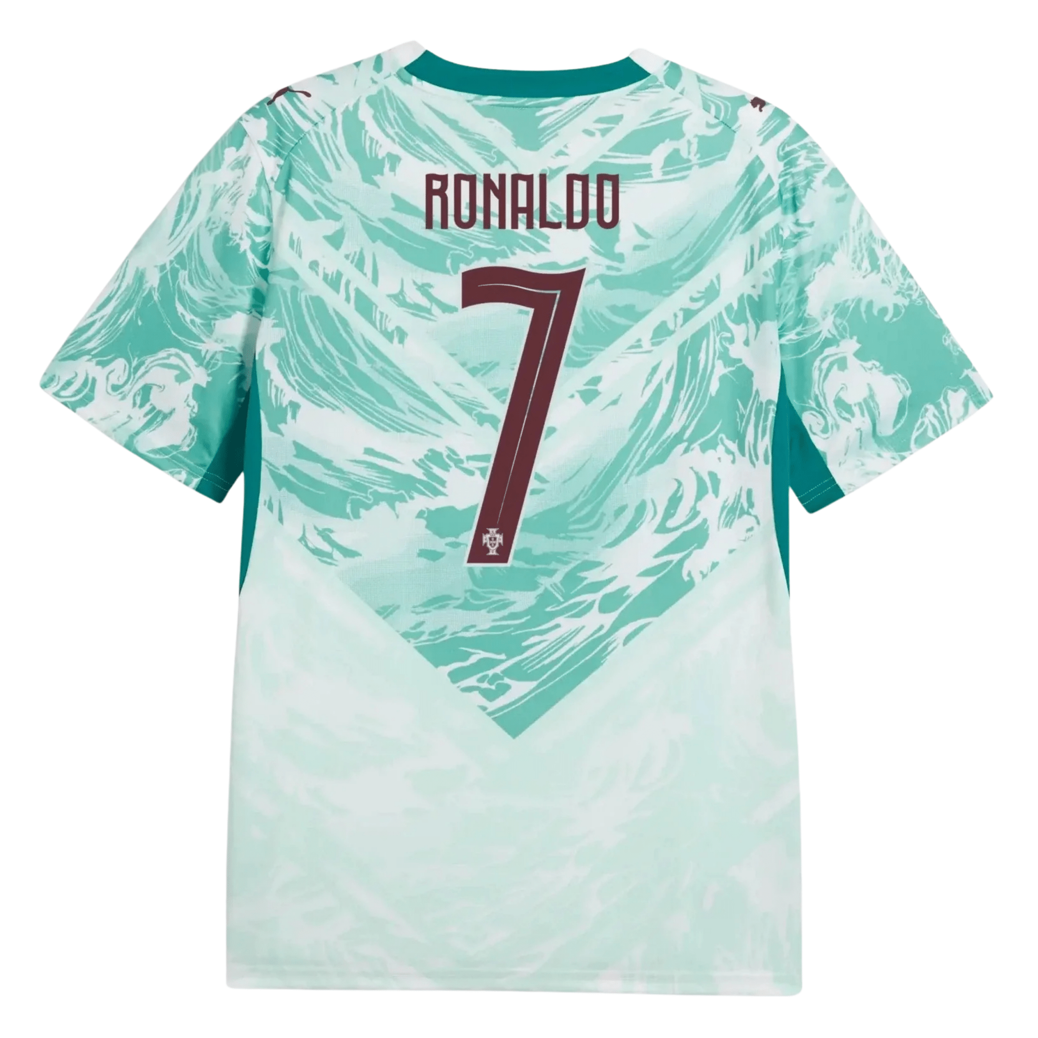Puma Portugal Cristiano Ronaldo Away Jersey 2026 (Green Lagoon/White)*