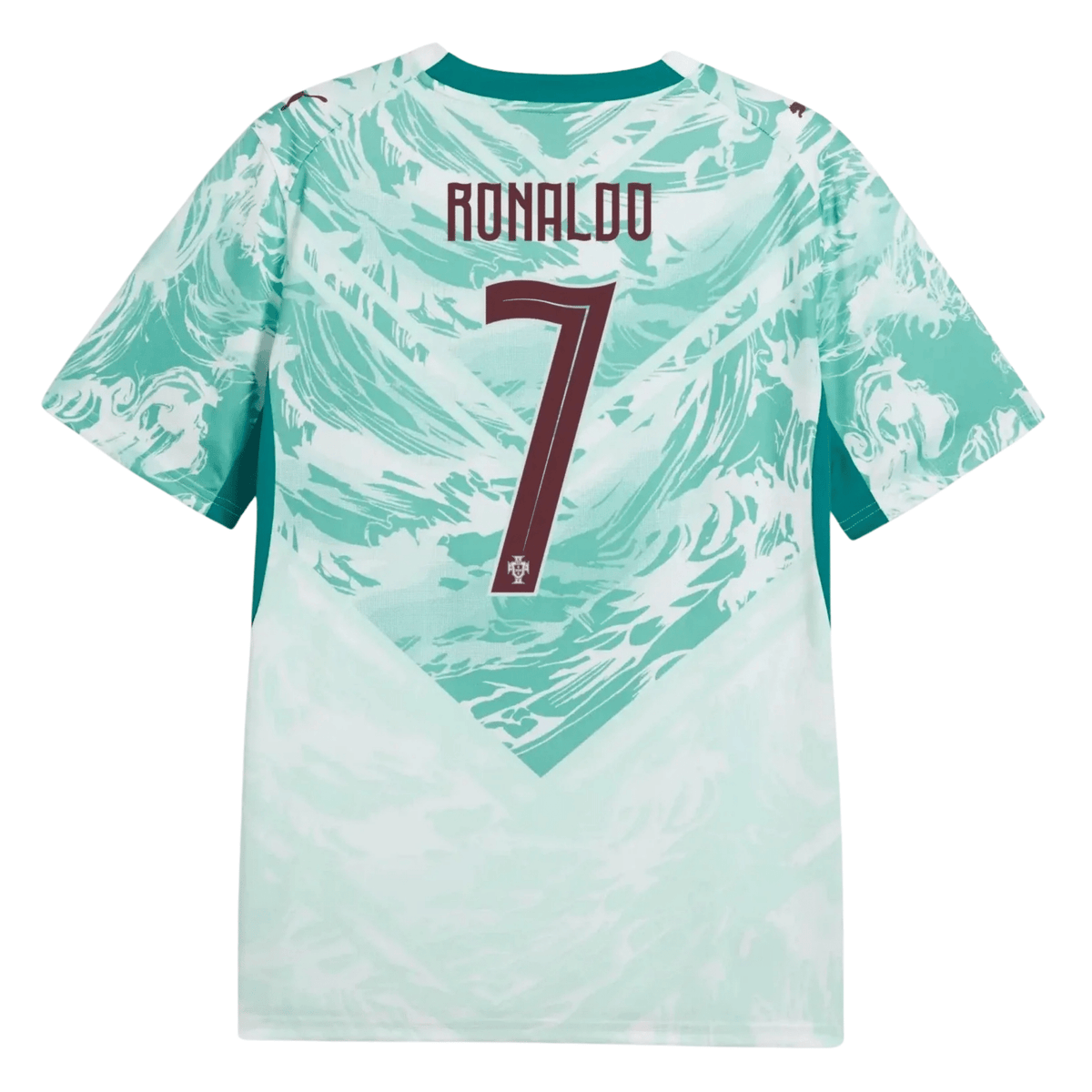 Puma Portugal Cristiano Ronaldo Away Jersey 2026 (Green Lagoon/White)* | SoccerWearhouse