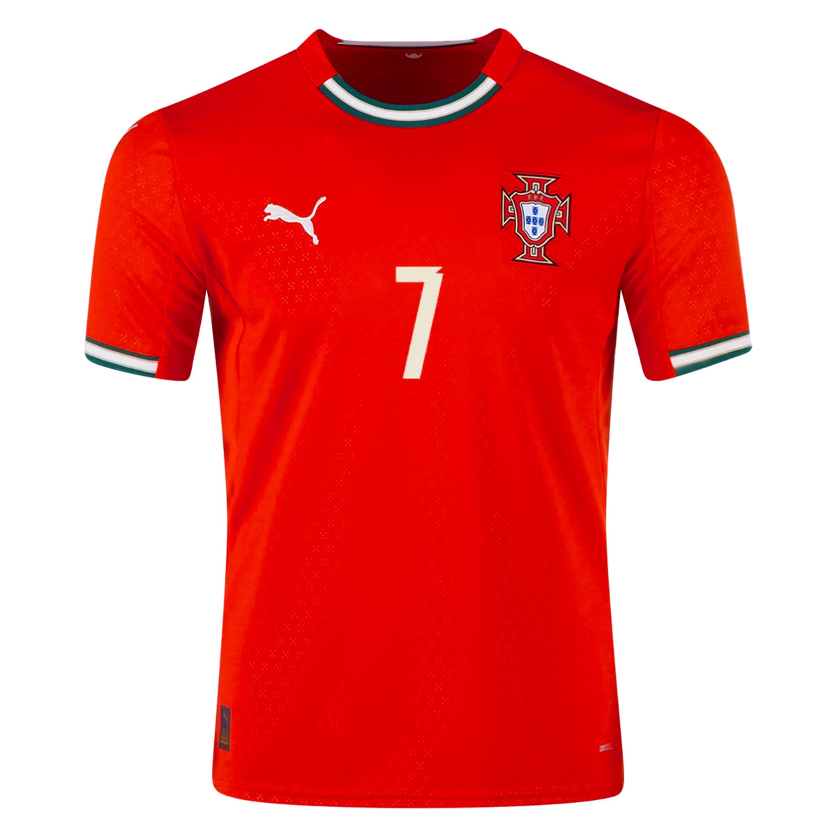 Puma Portugal Cristiano Ronaldo Home Jersey 25/26 (Sport Red/Sugared Almond) | SoccerWearhouse