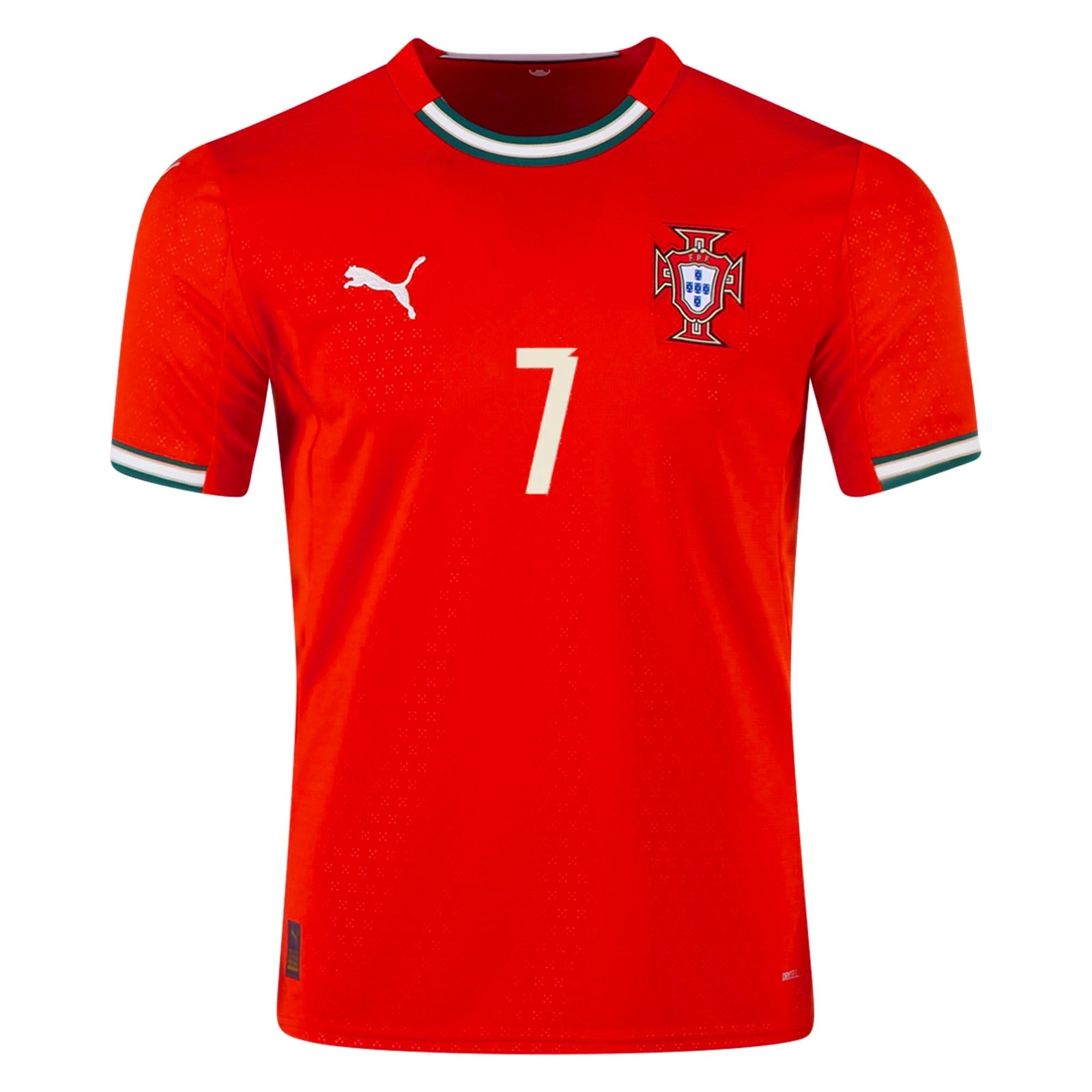 Puma Portugal Cristiano Ronaldo Home Jersey 25/26 (Sport Red/Sugared Almond) | SoccerWearhouse