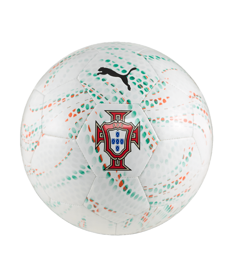 Puma Portugal Fan Mini Soccer Ball (White/Black) | SoccerWearhouse