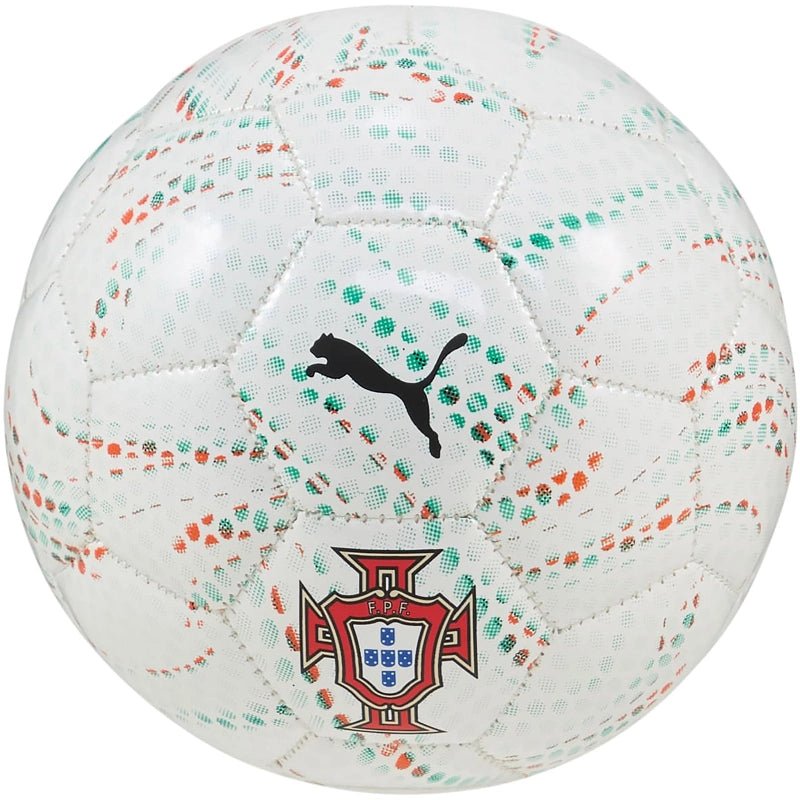 Puma Portugal Fan Mini Soccer Ball (White/Black) | SoccerWearhouse