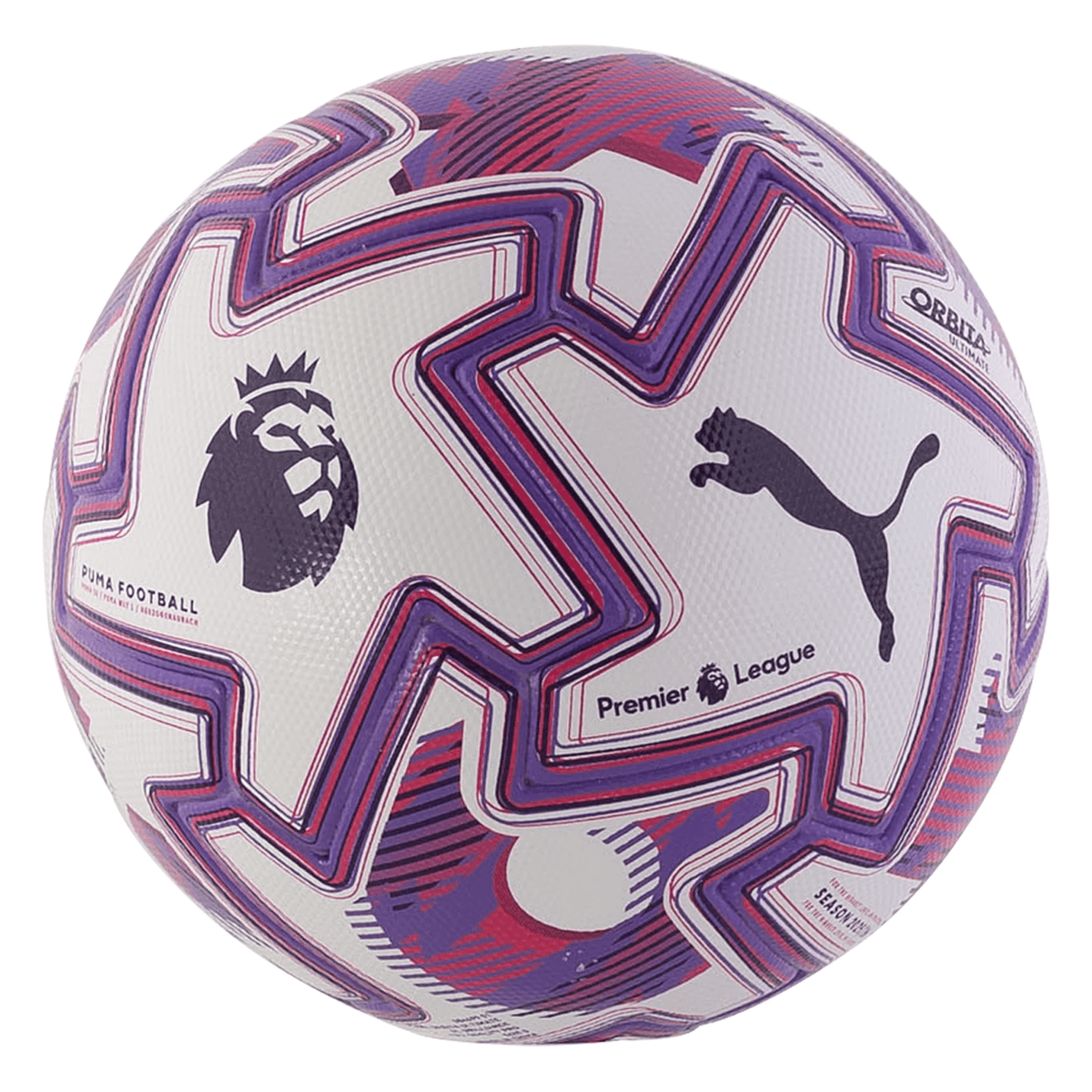 Puma Premier League Orbita Ultimate Brilliance Official Match Ball 25/26 (White/Multi Color) | SoccerWearhouse