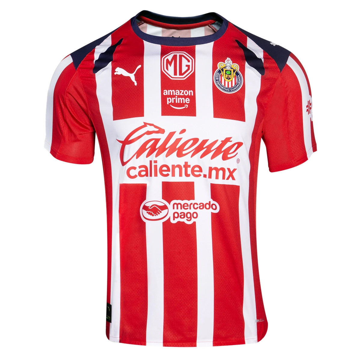 Puma Raúl Martínez Men's Chivas De Guadalajara Home Jersey 25/26 (Puma Red/White) | SoccerWearhouse