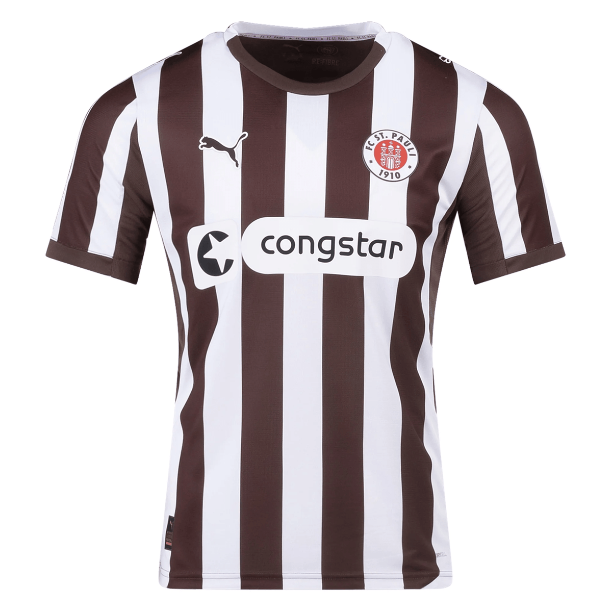 Puma St. Pauli 25/26 Home Jersey (Espresso Brown/Puma White) | SoccerWearhouse