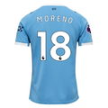 Puma Stefan Ortega Moreno Manchester City Home Jersey 25/26 w/ EPL + Sponsor Patch (Team Light Blue/Puma White)