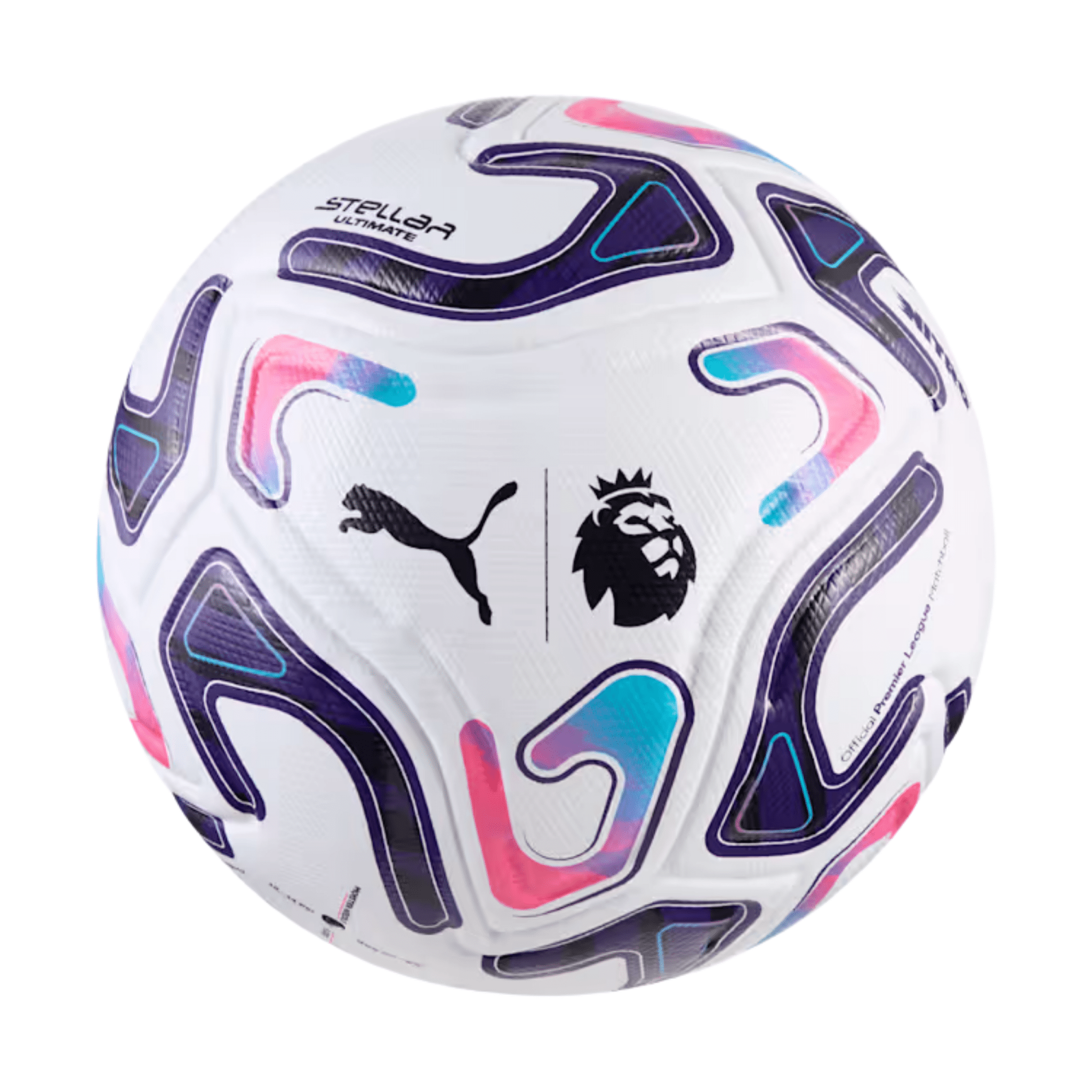 PUMA Stellar Nitro Ultimate PL Reactivity Soccer Ball (Puma White/Multi Color)