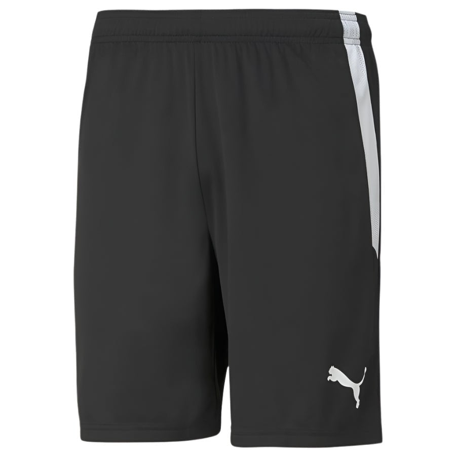Puma teamLIGA Soccer Shorts (Black/White) | SoccerWearhouse