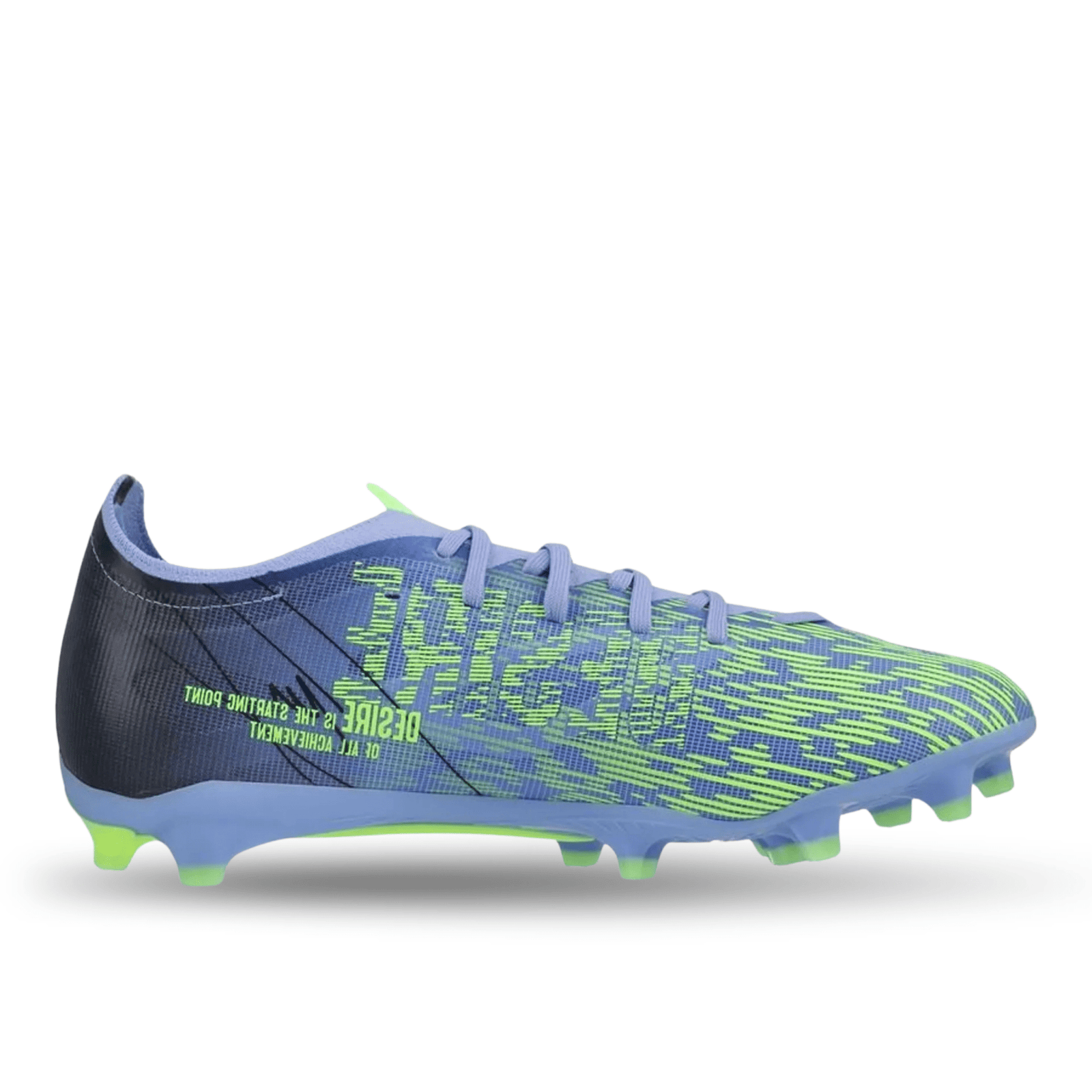 Puma Ultra 5 Match Chasing FG Soccer Cleats (Elektro Purple/Green Glare) | SoccerWearhouse
