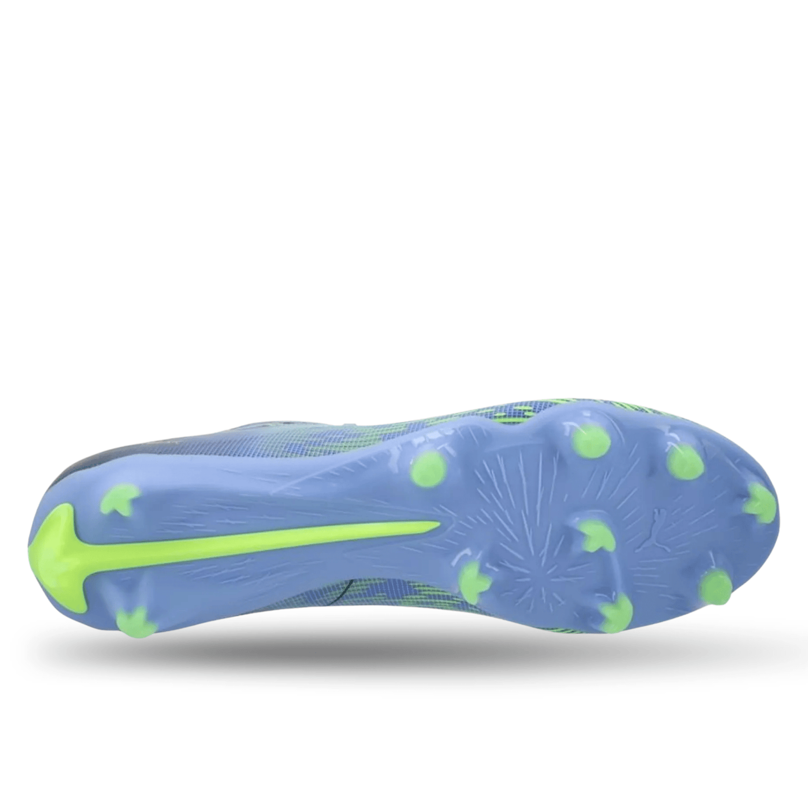 Puma Ultra 5 Match Chasing FG Soccer Cleats (Elektro Purple/Green Glare) | SoccerWearhouse
