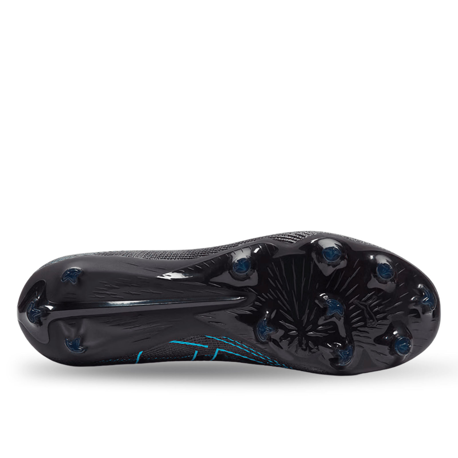 Puma Ultra 5 Pro FG/AG Soccer Cleats (Black/Silver/Bright Aqua) | SoccerWearhouse