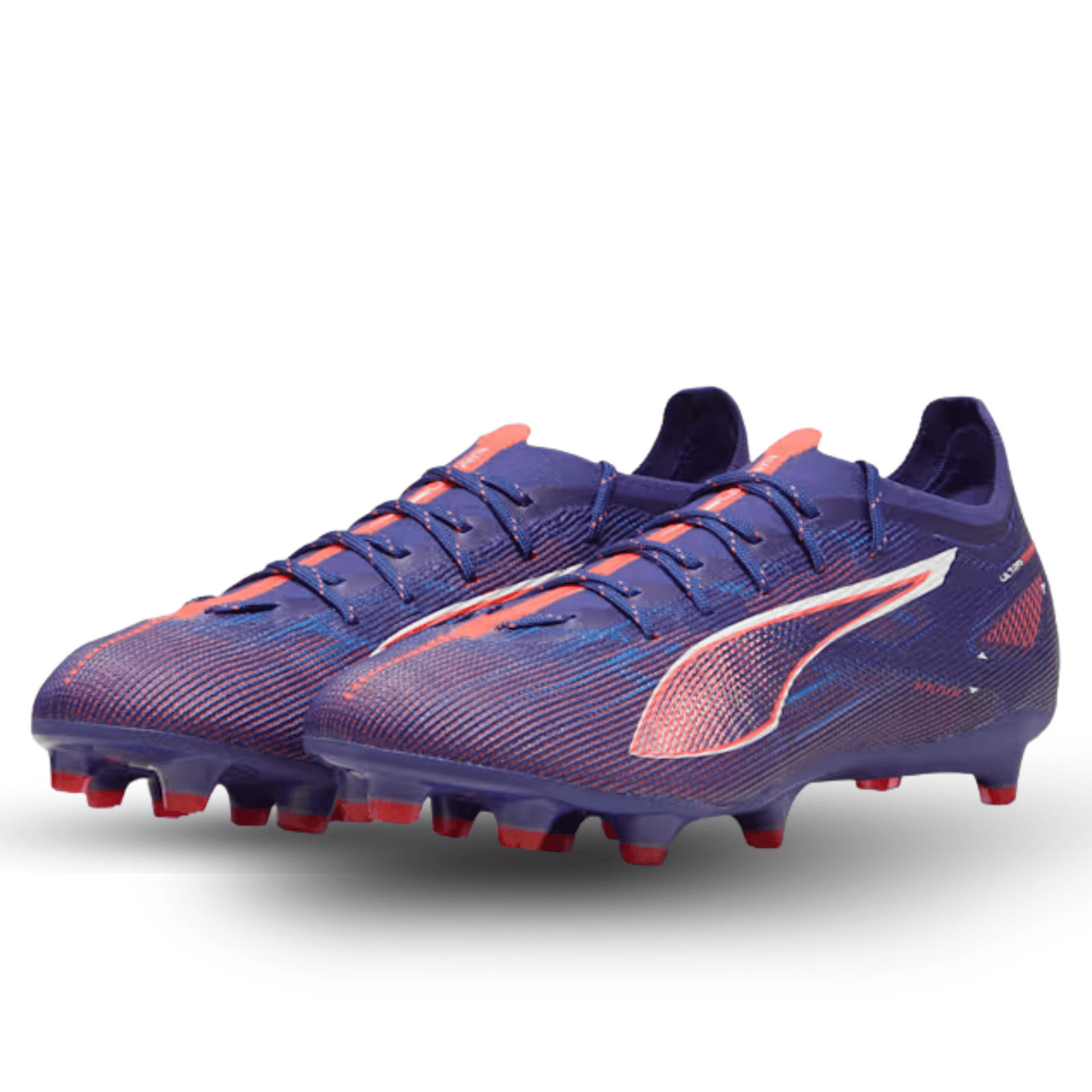 Puma Ultra 5 Pro FG/AG Soccer Cleats (Lapis Lazuli/Sunset Glow) | SoccerWearhouse
