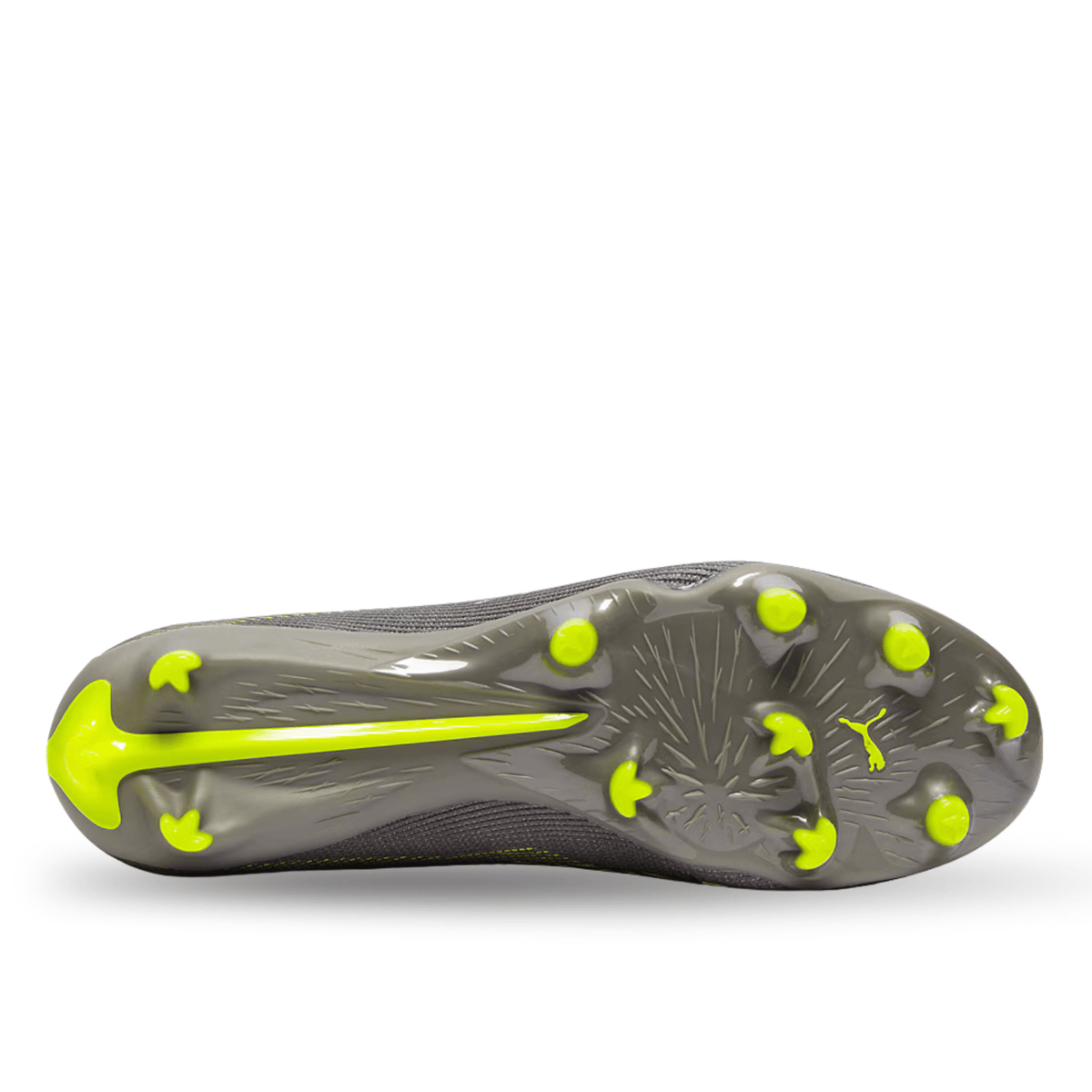 Puma Ultra 5 Pro FG/AG Soccer Cleats (Matte Aged Silver - Yellow Alert - Sun Struck) | SoccerWearhouse