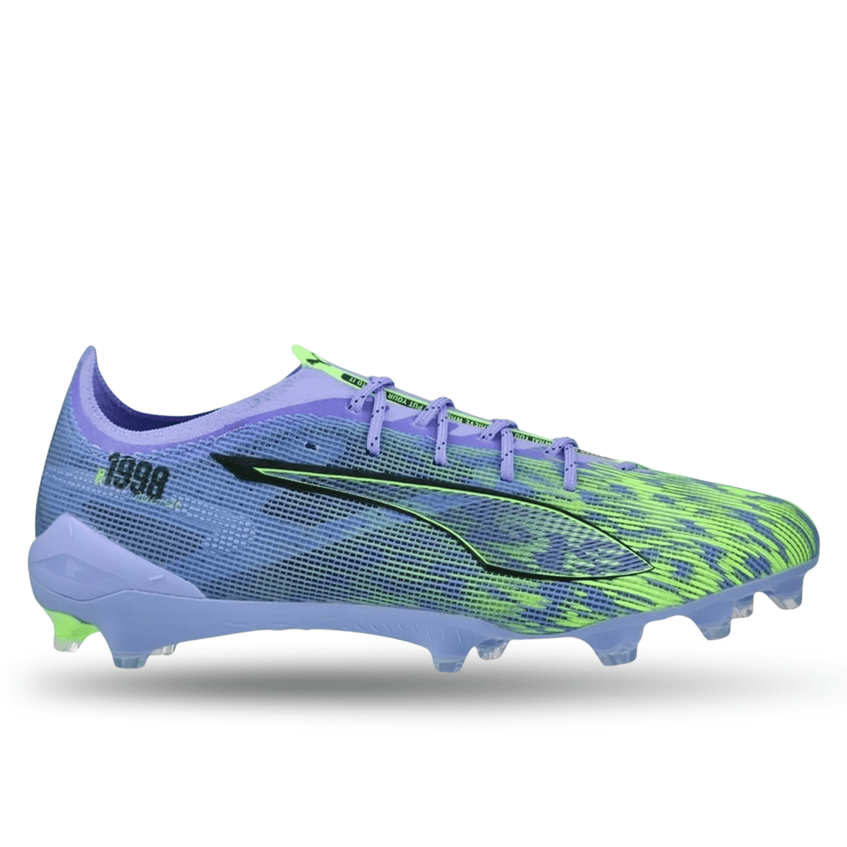 Puma Ultra 5 Ultimate Chasing FG (Elektro Purple/Green Glare) | SoccerWearhouse