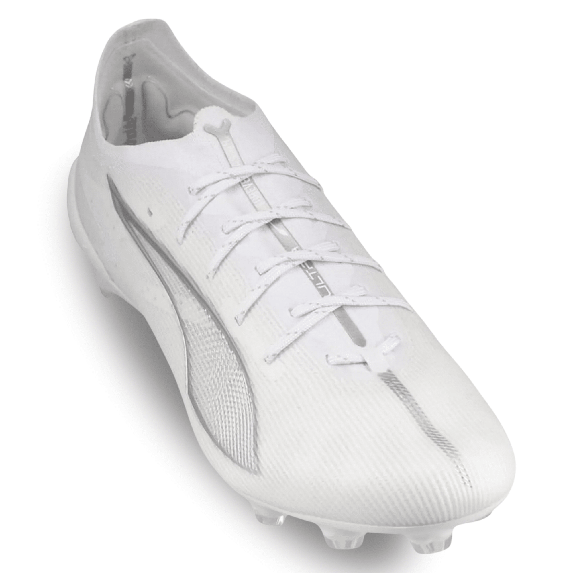Puma Ultra 5 Ultimate FG Soccer Cleats (Puma White/Puma Silver) display picture 2