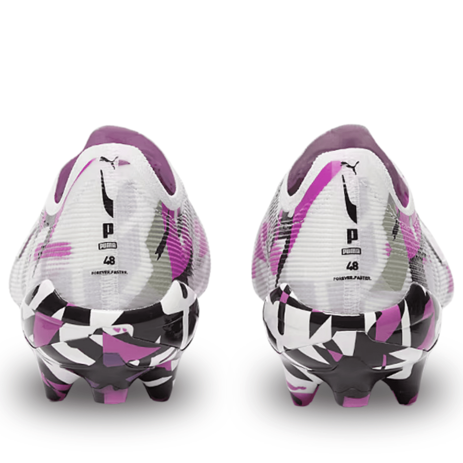 Puma Ultra 5 Ultimate Forever FG Soccer Cleats (White/Magenta/Black) | SoccerWearhouse