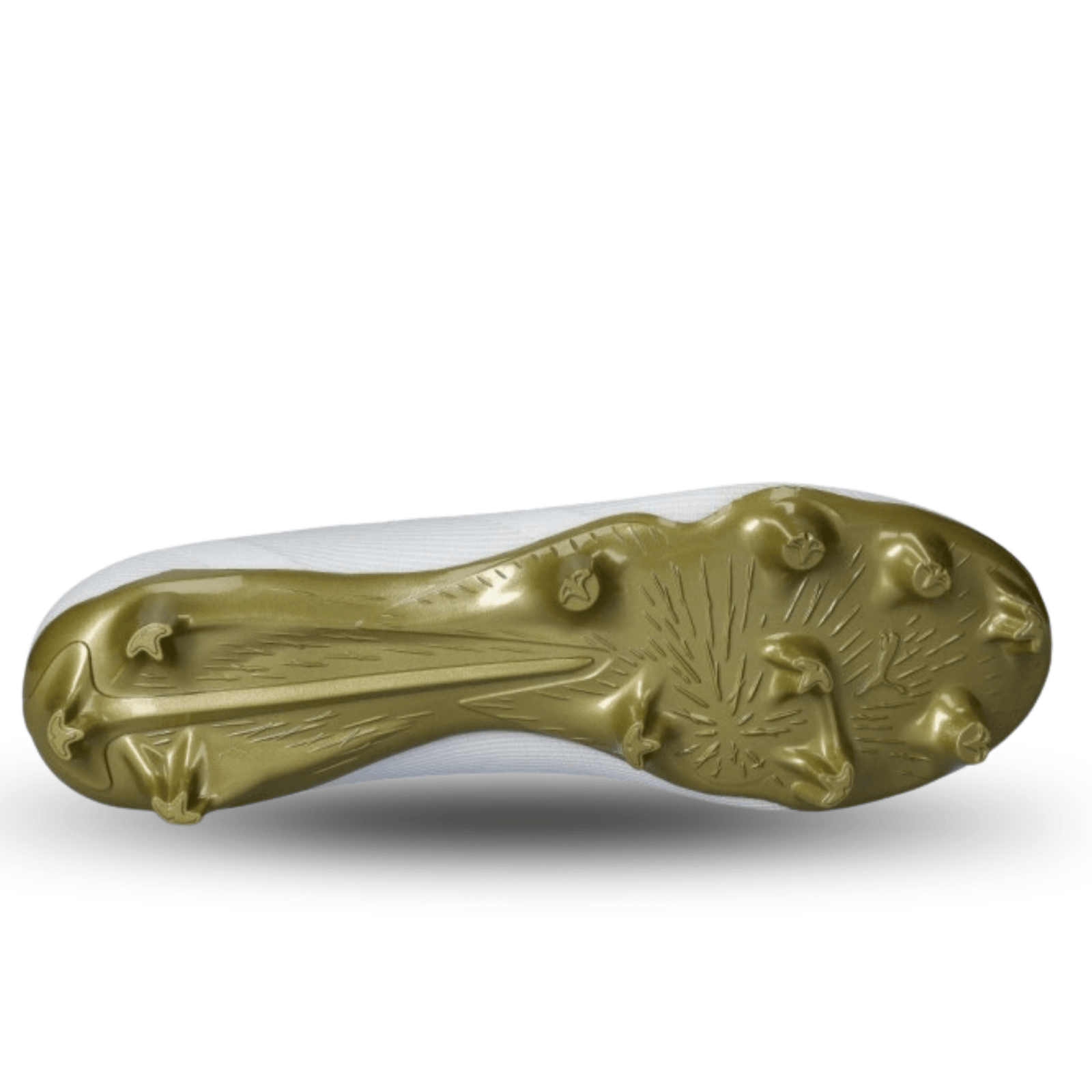 Puma Ultra 6 Match FG/AG Soccer Cleats (White/Gold) | SoccerWearhouse