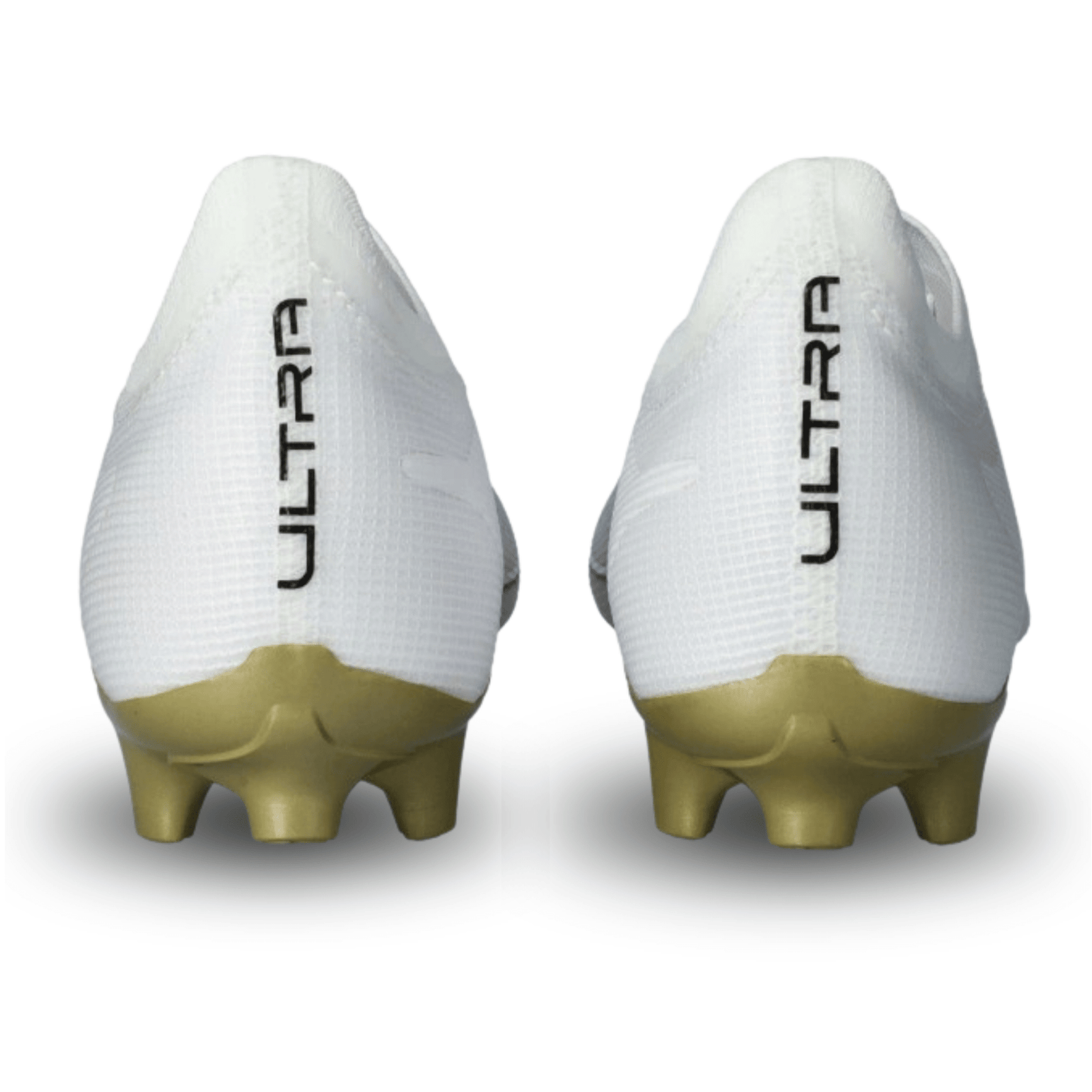 Puma Ultra 6 Match FG/AG Soccer Cleats (White/Gold) | SoccerWearhouse