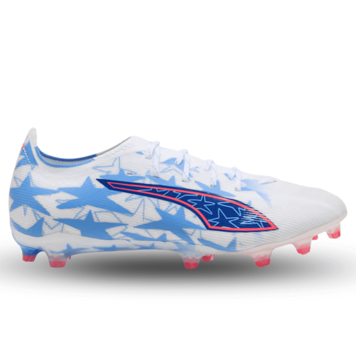 Puma Ultra 6 Match KidSuper x CP FG/AG Soccer Cleats (Puma White/Pink Lilac) | SoccerWearhouse
