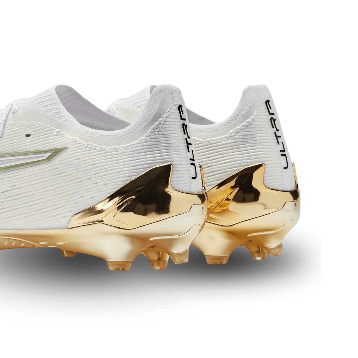 Puma Ultra 6 Ultimate FG Soccer Cleats (White/Gold) | SoccerWearhouse