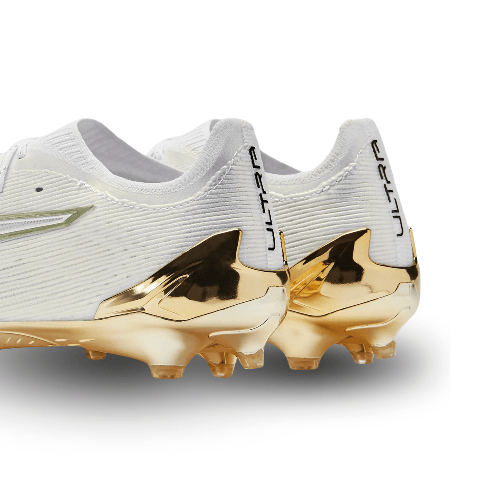 Puma Ultra 6 Ultimate FG Soccer Cleats (White/Gold) | SoccerWearhouse