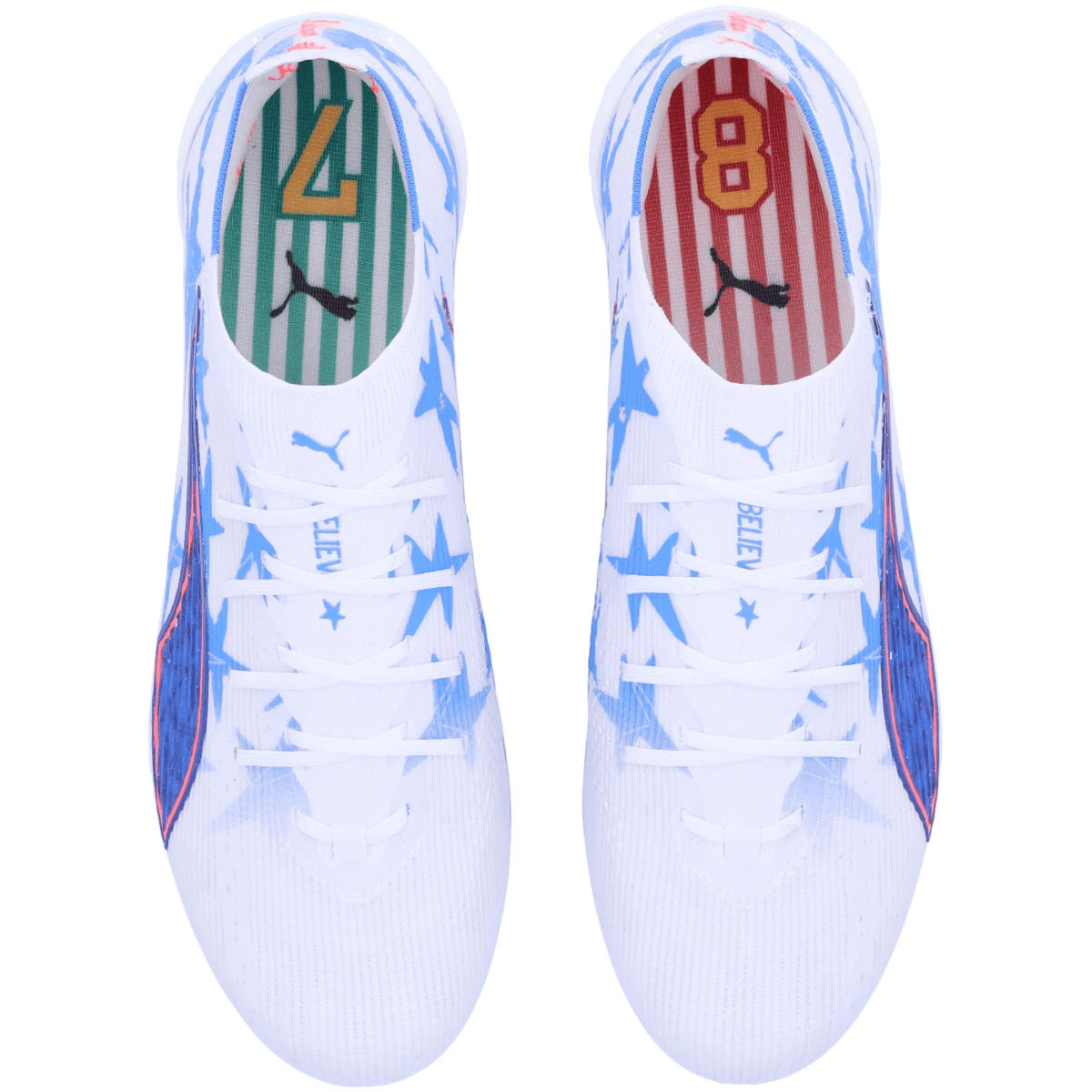 Puma Ultra 6 Ultimate KidSuper x CP FG Soccer Cleats (Puma White/Pink Lilac) | SoccerWearhouse