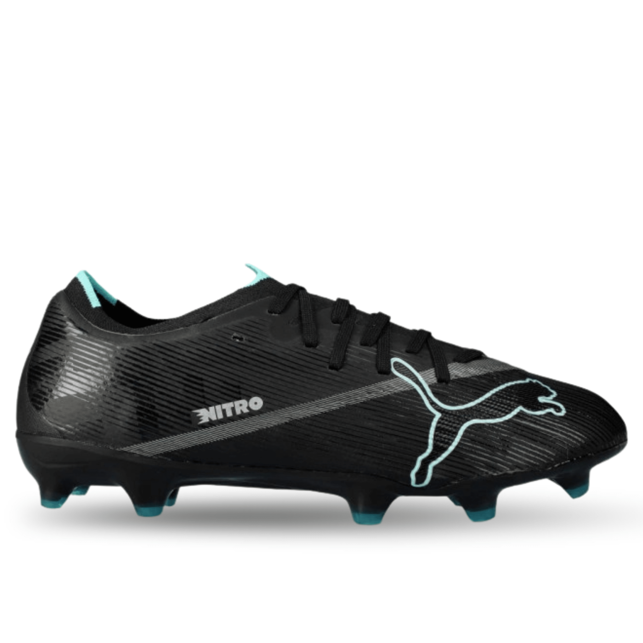 PUMA Ultra Nitro 7 Match FG/AG Soccer Cleats (Black/Intense Mint)