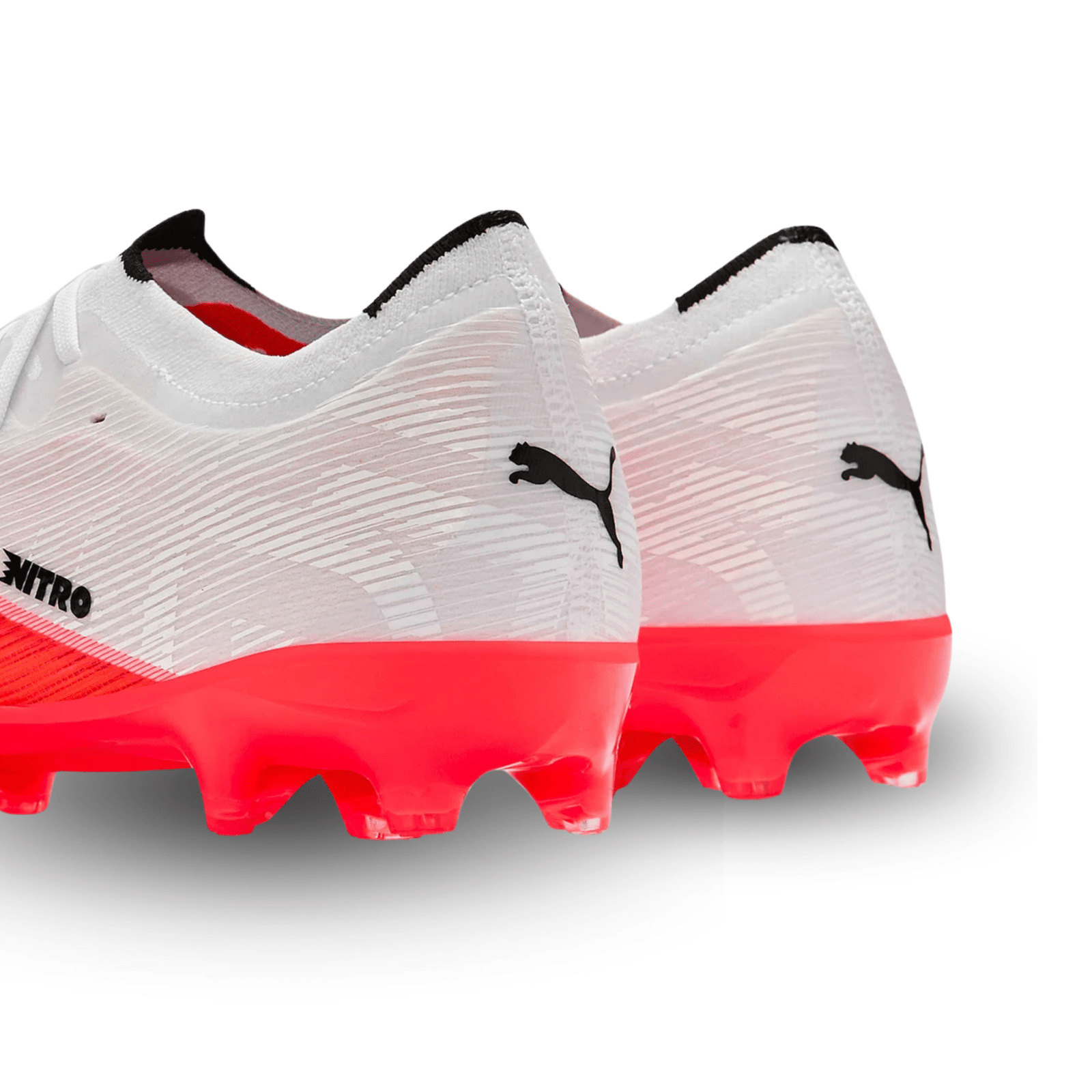 Puma Ultra Nitro 7 Match FG/AG Soccer Cleats (White/Pink) | SoccerWearhouse