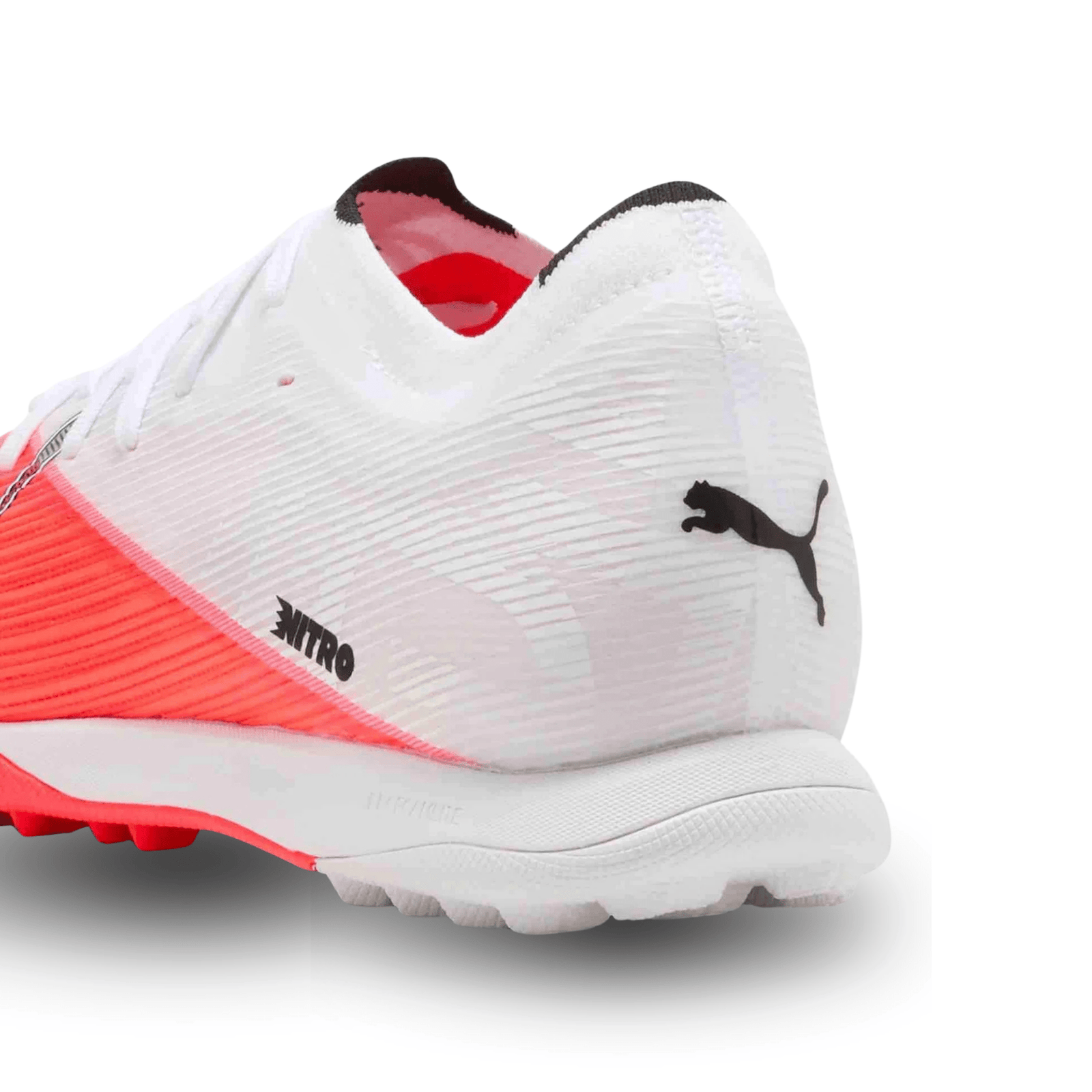 Puma Ultra Nitro 7 Match Turf Soccer Shoes (White/Pink) | SoccerWearhouse