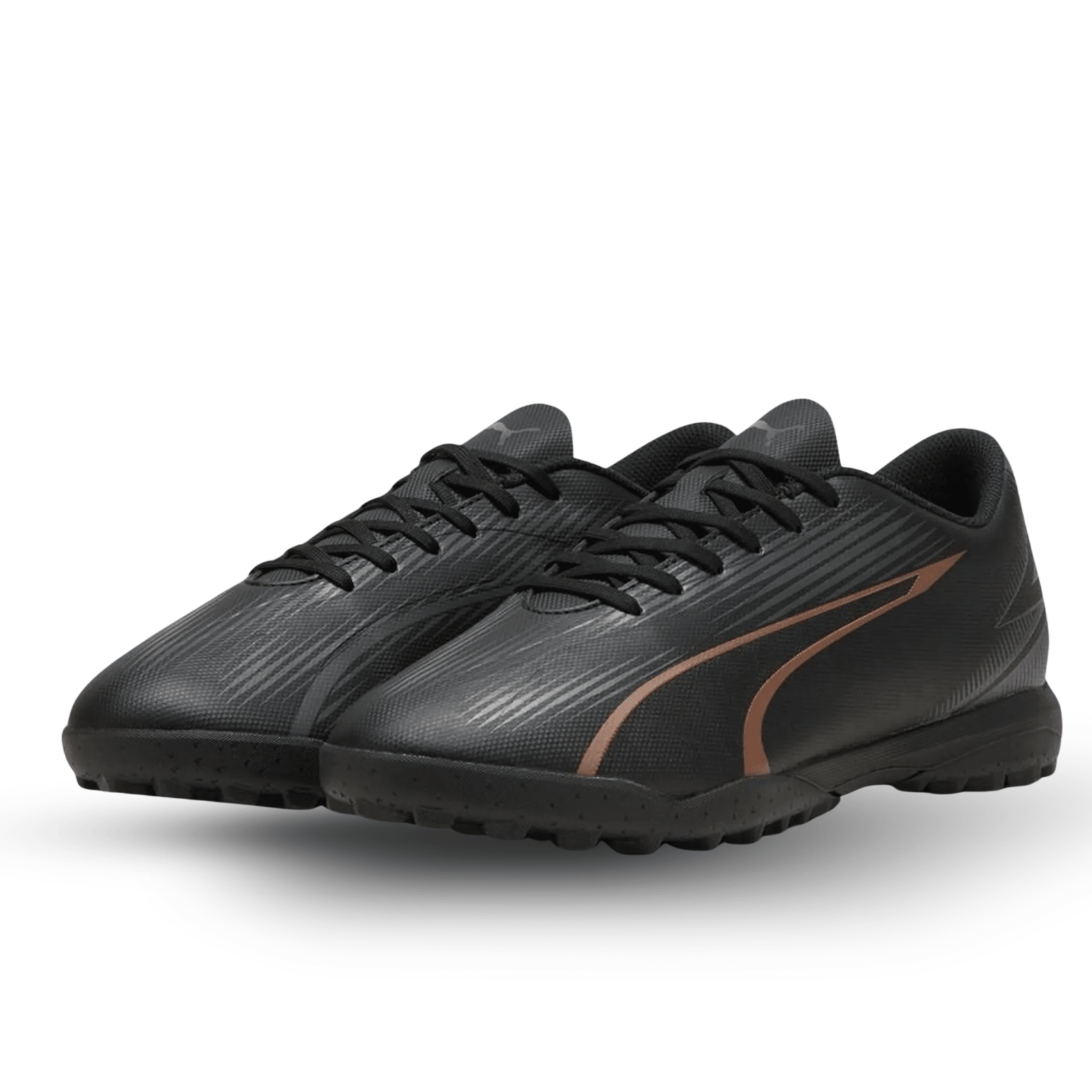 Puma Ultra Play Turf Soccer Shoes (Puma Black/Copper Rose) | SoccerWearhouse