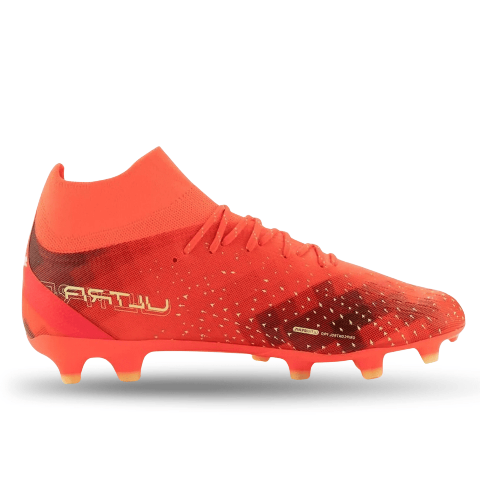 Puma Ultra Pro FG/AG Soccer Cleats (Coral/Fizzy Light) | SoccerWearhouse