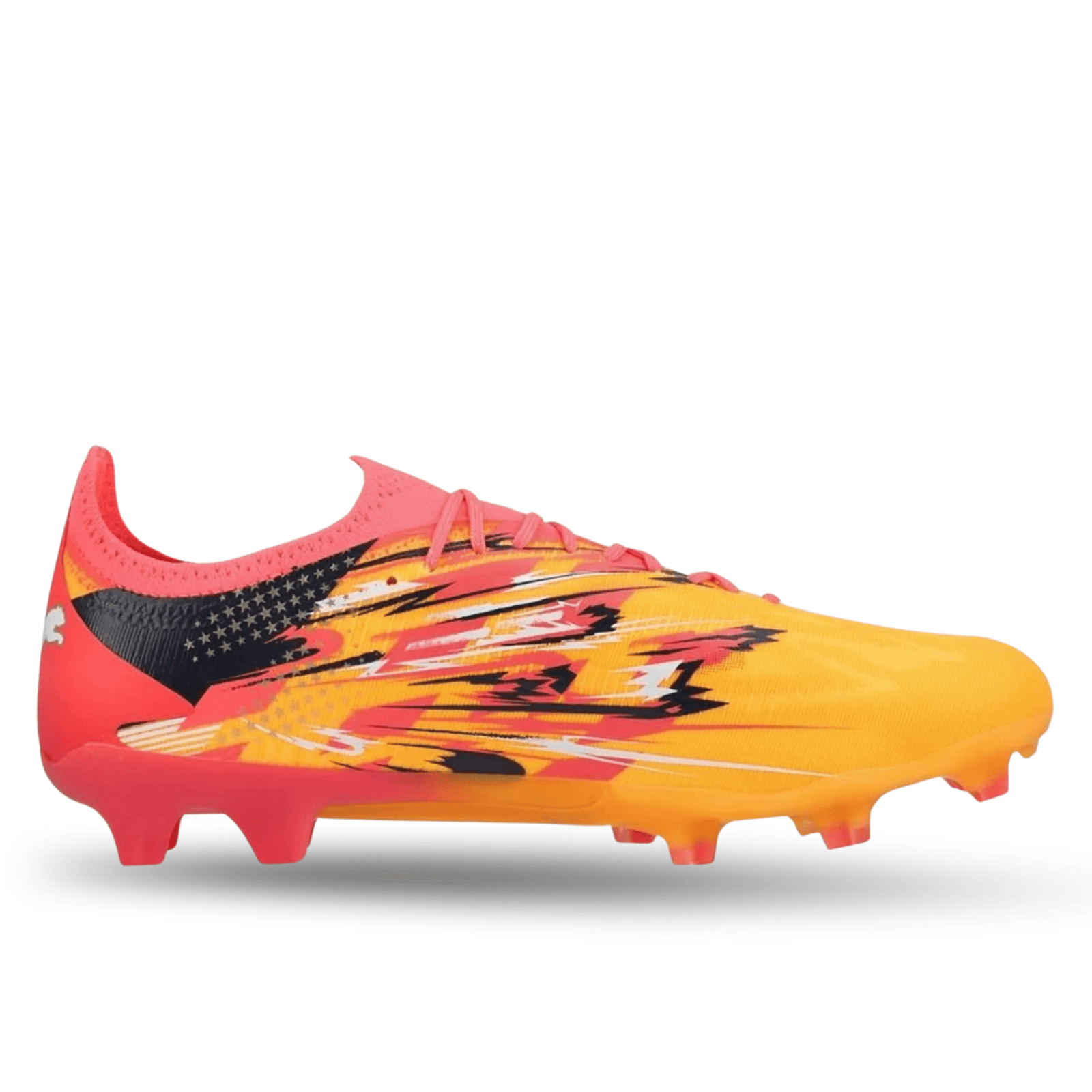 Puma Ultra Ultimate Christian Pulisic FG/AG Soccer Cleats (Sun Stream/Puma Navy) | SoccerWearhouse