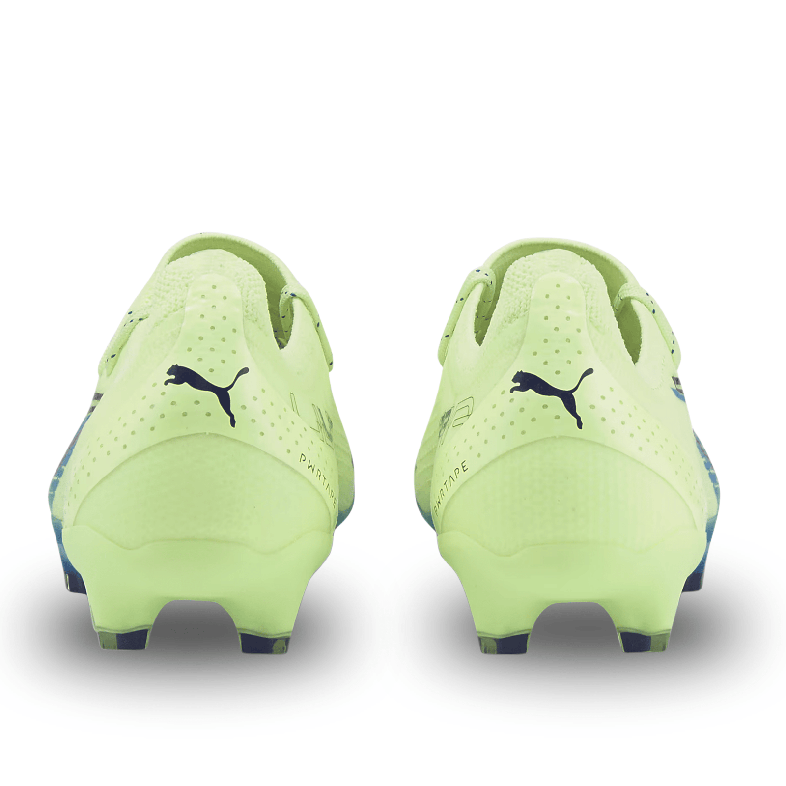 Puma Ultra Ultimate FG/AG Soccer Cleats (Fizzy Light/Parisian Blue) | SoccerWearhouse