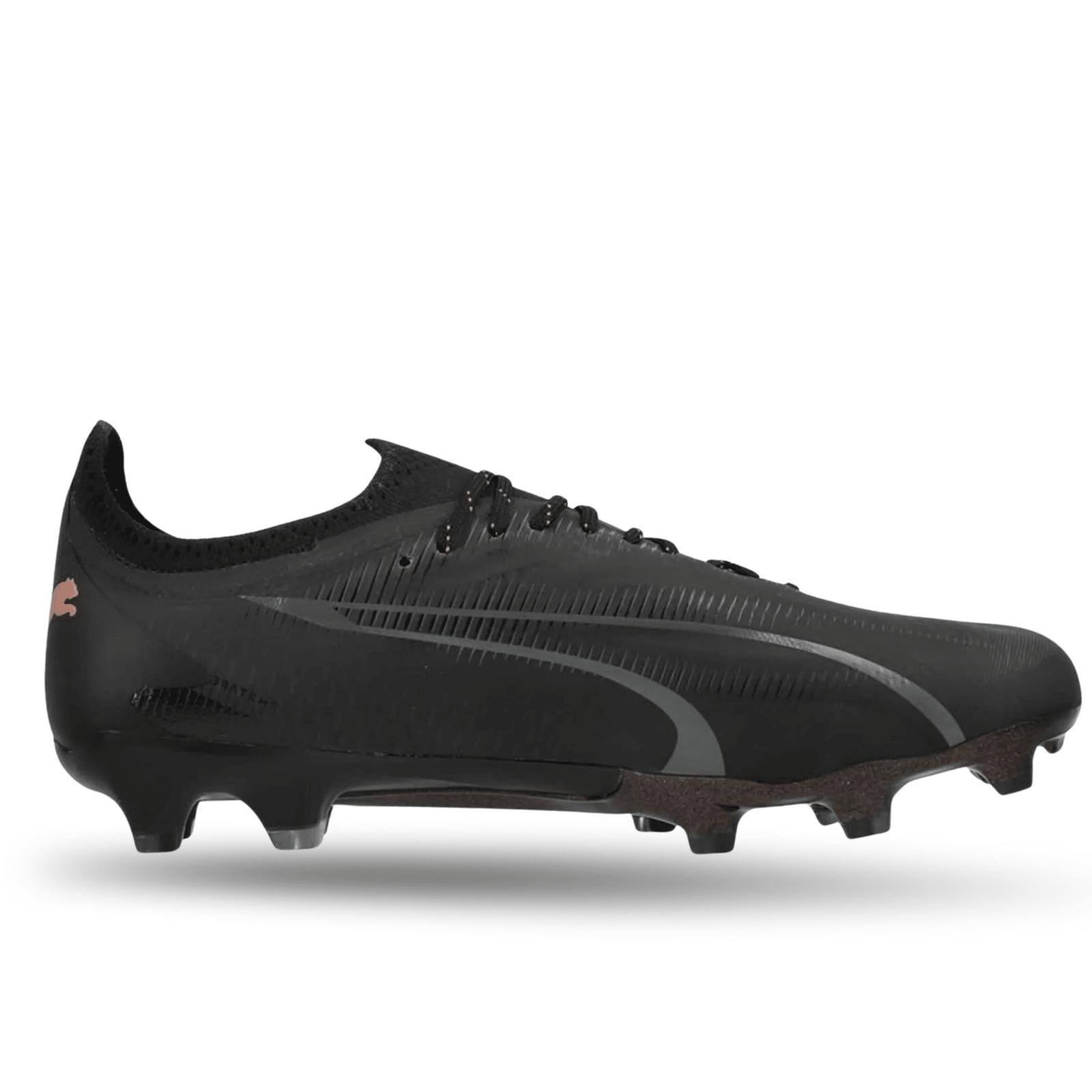 Puma Ultra Ultimate FG/AG Soccer Cleats (Puma Black/Copper Rose) | SoccerWearhouse