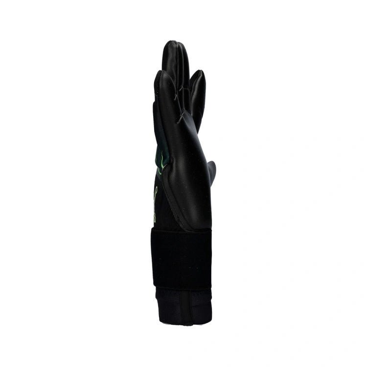 Puma Ultra Ultimate Hybrid Goalkeeper Gloves (Black/Green/Fizzy Light) | SoccerWearhouse