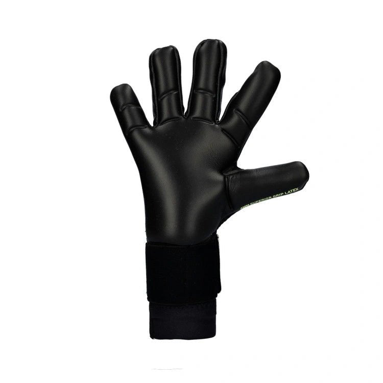 Puma Ultra Ultimate Hybrid Goalkeeper Gloves (Black/Green/Fizzy Light) | SoccerWearhouse